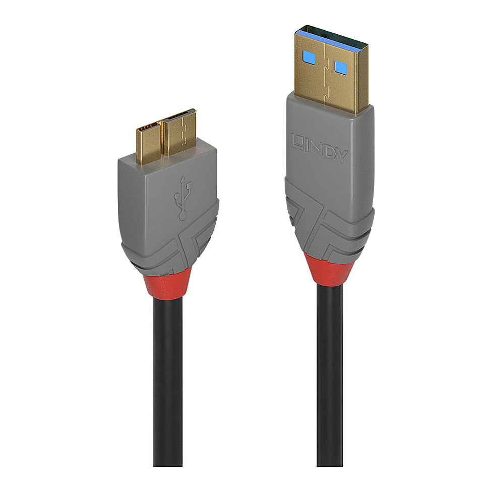 Kabllo USB LINDY 36750, USB 3.2 Gen 1, USB-A Mashkull në USB-A Mashkull, 5Gbps, 0,5m - Zezë 7