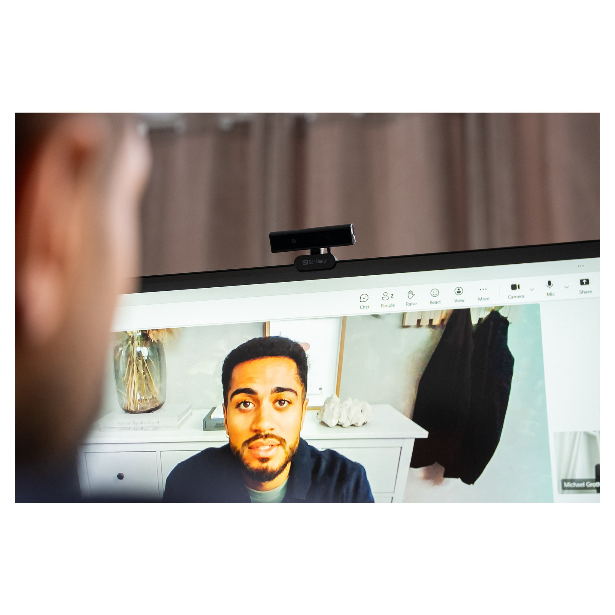 Webcam Sandberg Face Scan Webcam Mini / 134-43 / Full HD 1080p / USB-C / 2MP / 85° – Zezë 4