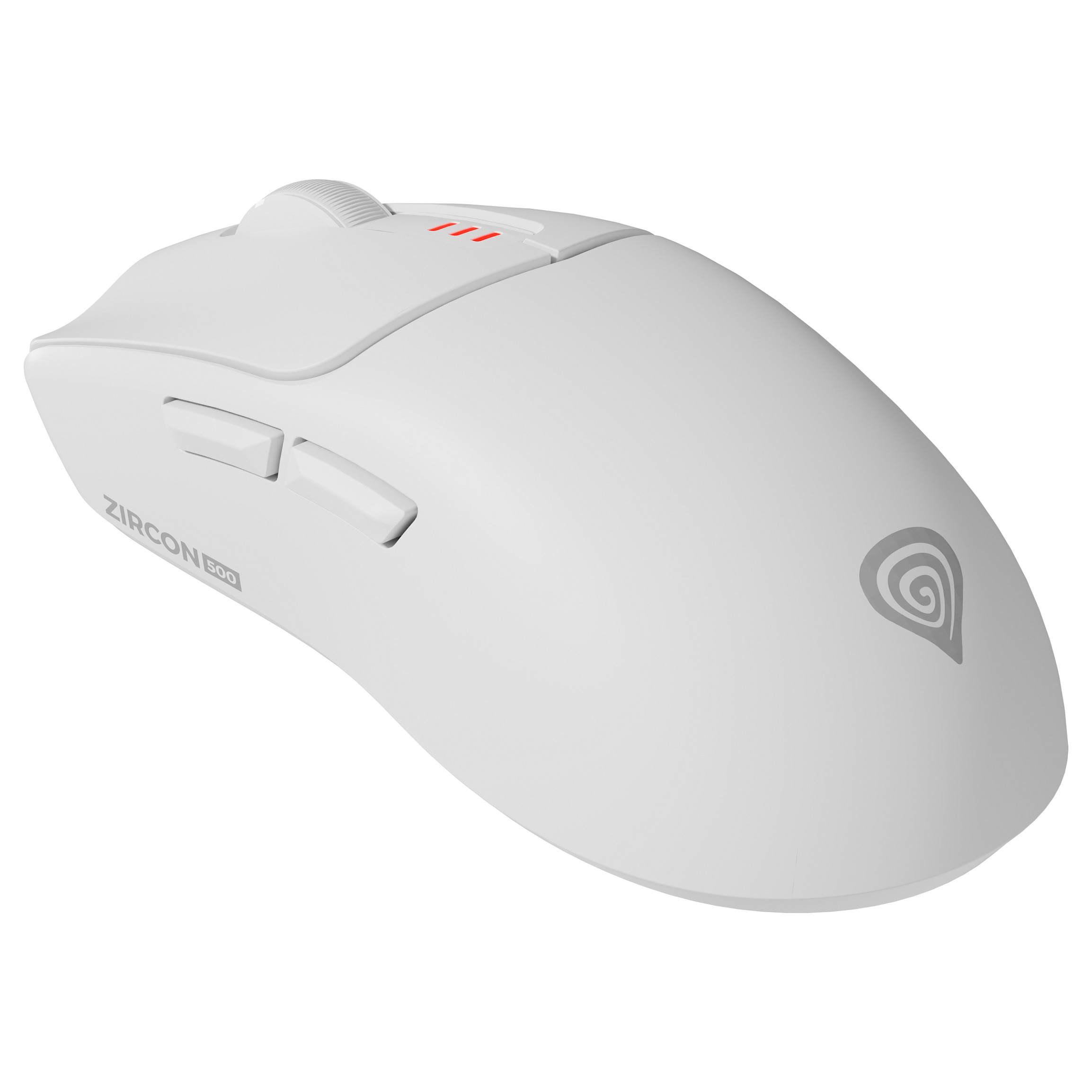 Maus Gaming Genesis Zircon 500 / Wireless / PMW3325 / 10.000 DPI / 2.4 GHz + Bluetooth - Bardhë 4
