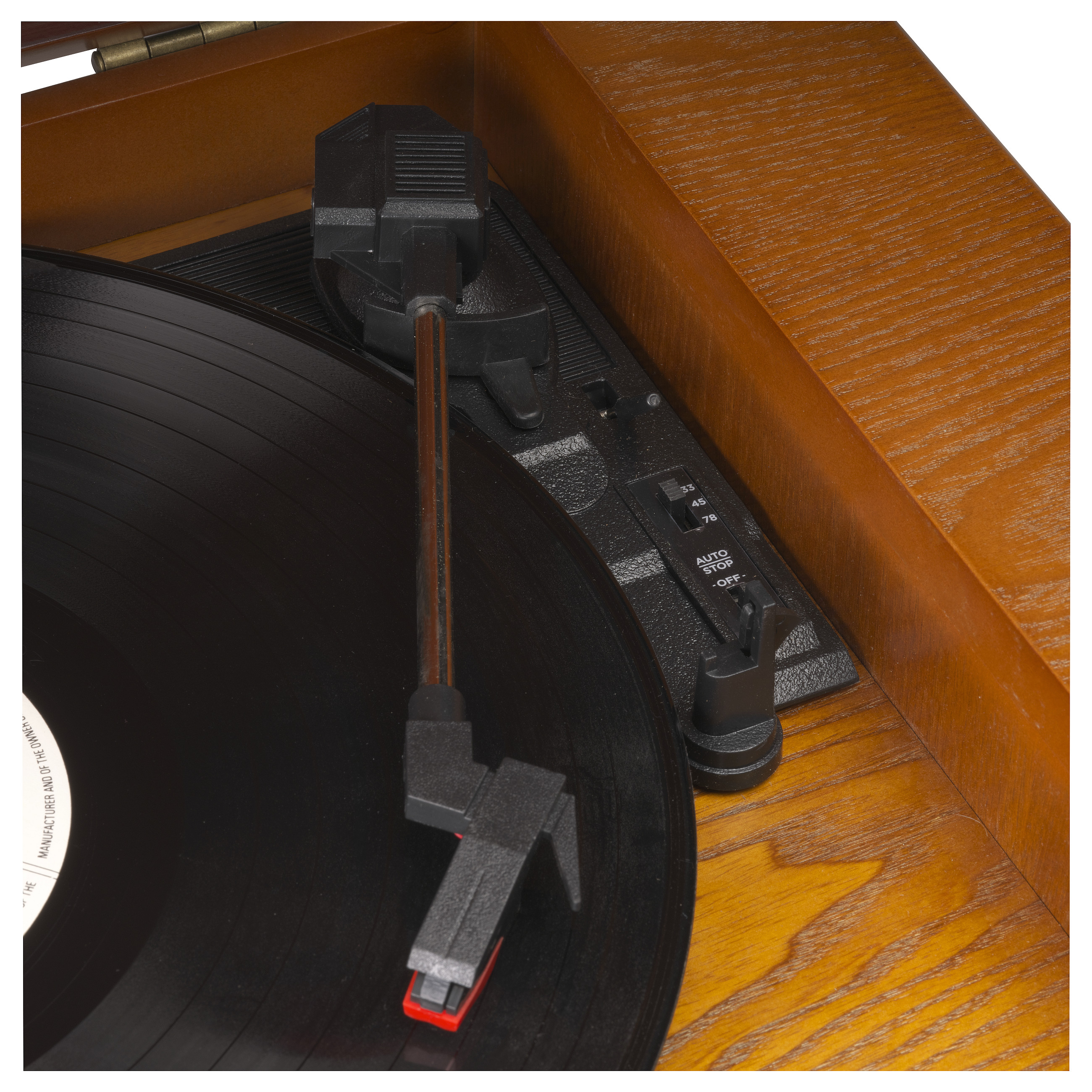 Gramafon Denver MRD-51, 33 1/3, 45, 78 RPM, LCD, 5W - Kafe 9