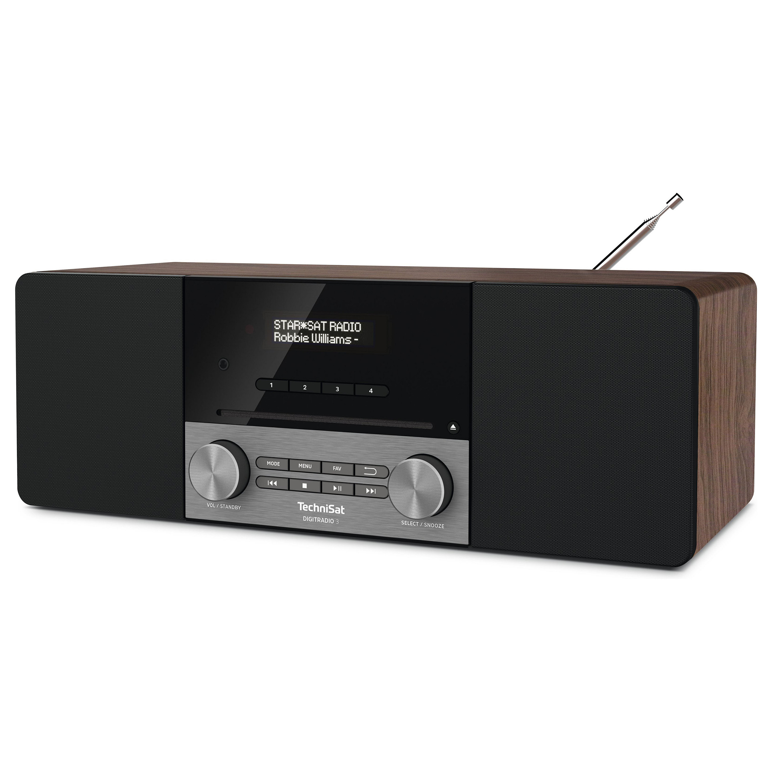 Radio Portative TechniSat DIGITRADIO 3, DAB+, FM, CD, Bluetooth, 20W – Kafe 4
