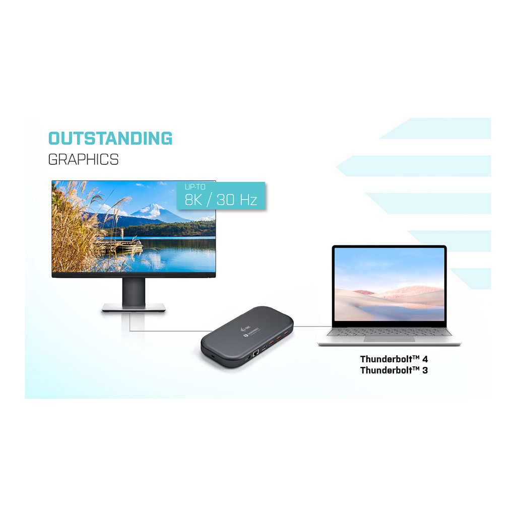Docking Station D I-TEC TB 3 DUAL 4K thumbnail 6