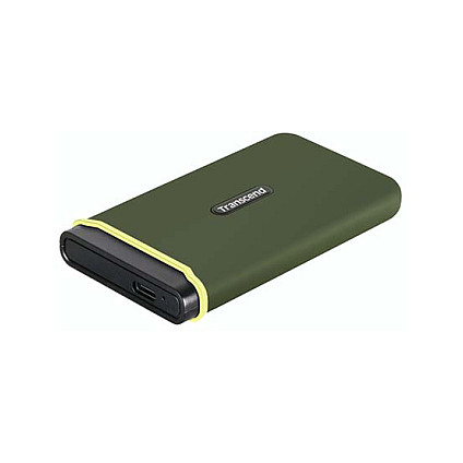 Transcend ESD380C 2TB External SSD – USB 3.2 Gen 2x2 20Gbps, deri 2000MB/s, Type-C – Military Green 2