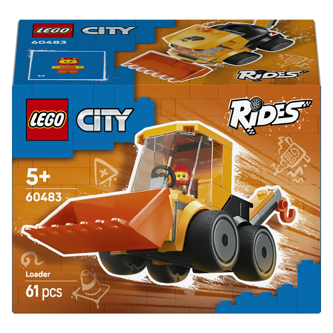 LEGO City Rides – Construction Loader 60483