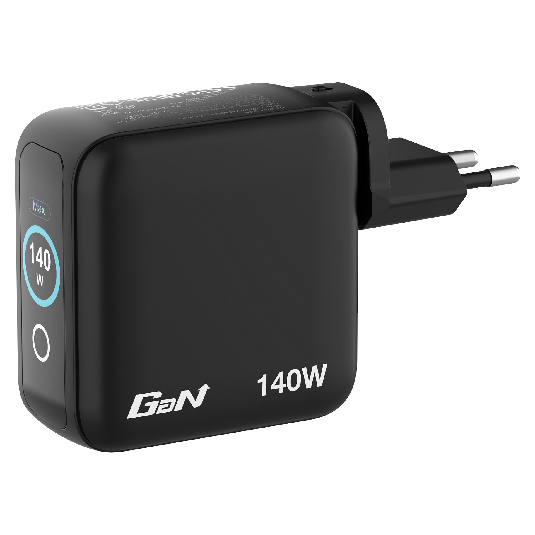Adapter Verbatim Mini GaN 140W me Ekran - Zezë thumbnail 3