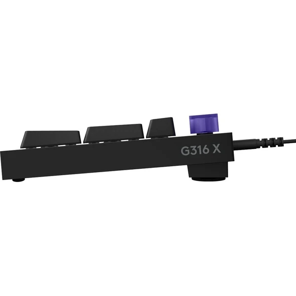 Tastierë Gaming Logitech G316 X 98 / Wired / USB / Mekanike / Logitech Tactile / 98-Taste / QWERTY / RGB / 1.8m - Zezë 6