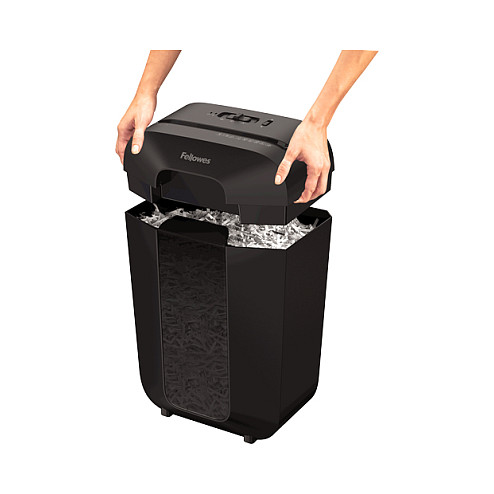 Shredder Fellowes Powershred LX70, 11 Fletë, Prerje Kryq P-4, Kosh 18 L – Zezë 4