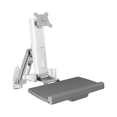 Mbajtëse për Monitor ICY BOX IB-MS523-T , 1 Monitor , deri 32" , deri 9kg , sustë gazi , VESA 75x75 & 100x100 - Argjend/Gri 6