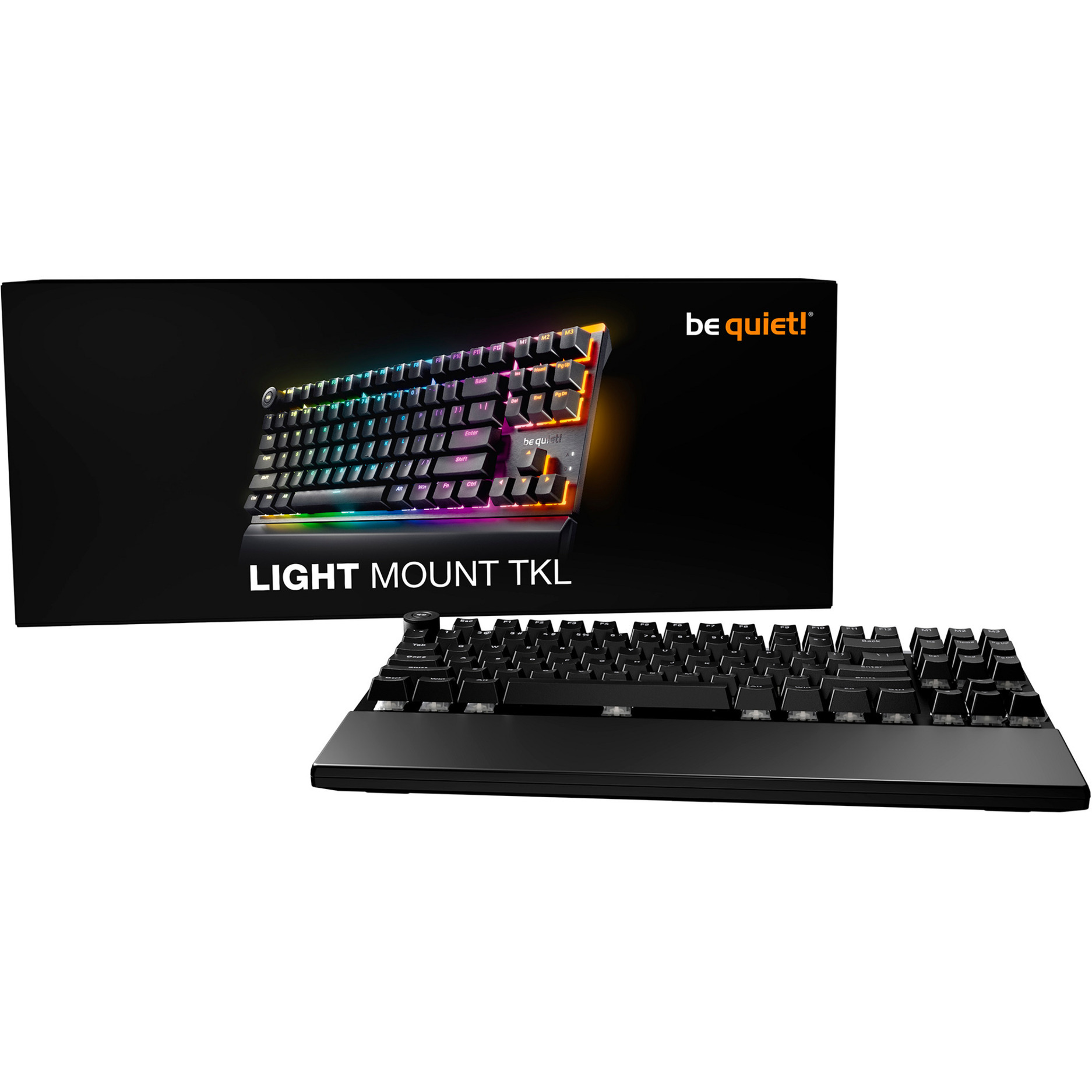 Tastierë Gaming Light Mount TKL / Wired / TKL / Mekanike / Silent V2 Orange / Hot-Swap / ARGB / USB-C - Zezë 3