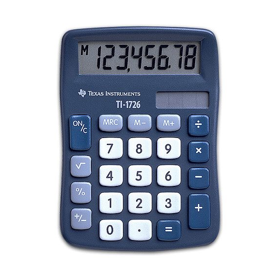 Kalkulator Texas Instruments TI-1795 SV, 8 Shifra, Ekran LCD i Pjerrët, Energji Diellore dhe Bateri – Argjend , Zezë 2