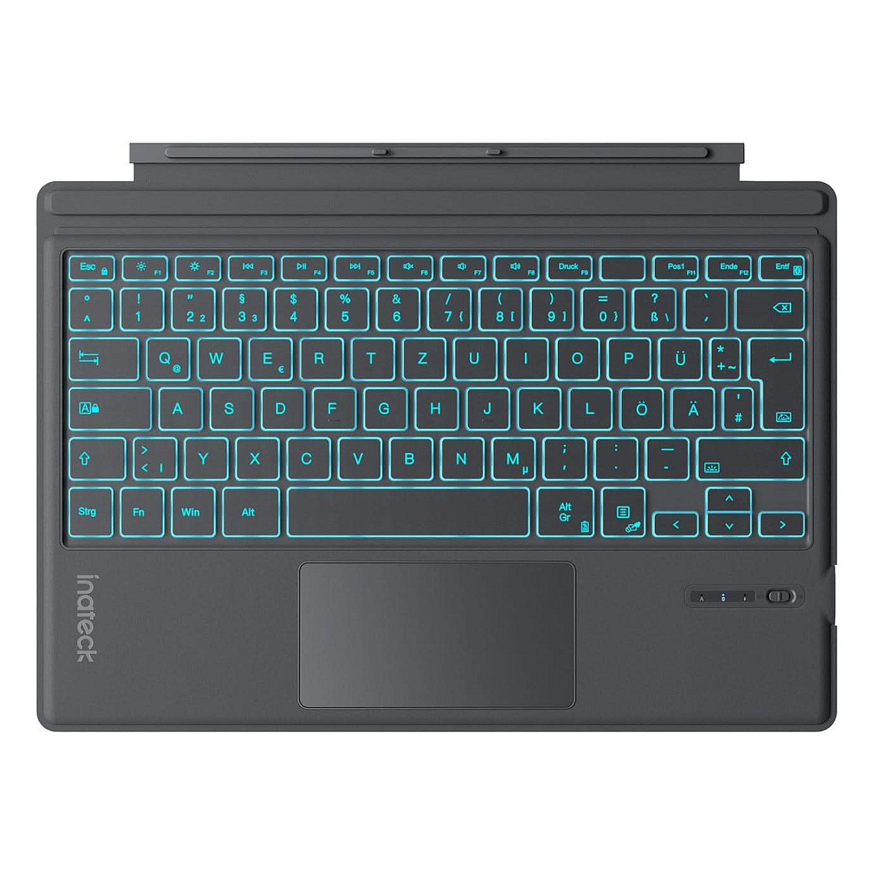Tastierë për Tablet Logitech Combo Touch / iPad 10th Gen + A16 / QWERTY (IT) / Trackpad / Smart Connector / 16 Nivele Ndriçimi – Gri 9