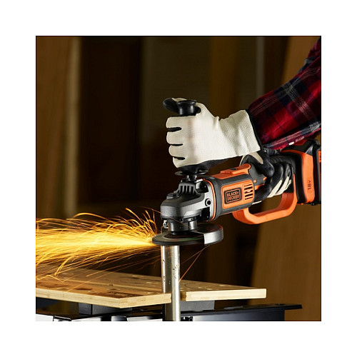 Black & Decker BCG720N 18V 125mm Cordless Angle Grinder thumbnail 5