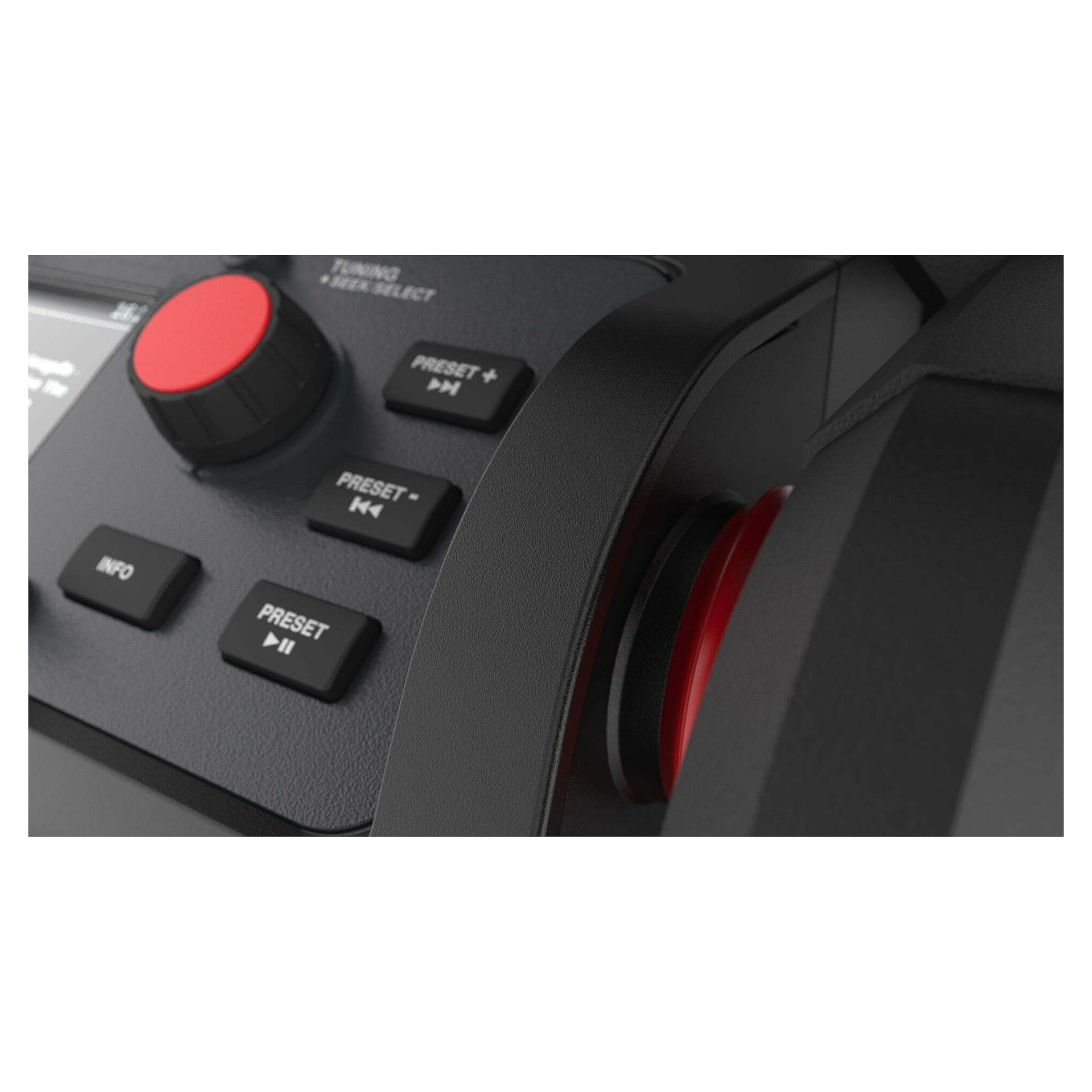 Radio për Punë Perfectpro Rockpro, DAB+, FM, 30 W, Bateri 4000 mAh, Autonomi deri në 12 orë - Zezë, Kuqe 6