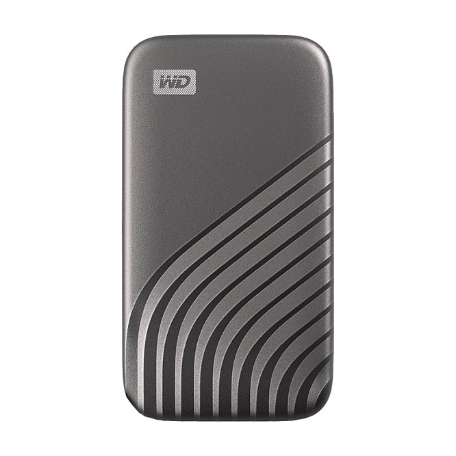 External SSD WD My Passport, 500GB, USB-C, USB 3.2 Gen 2,Fast Backup Storage, Enkriptim AES 256-bit – Gri 8