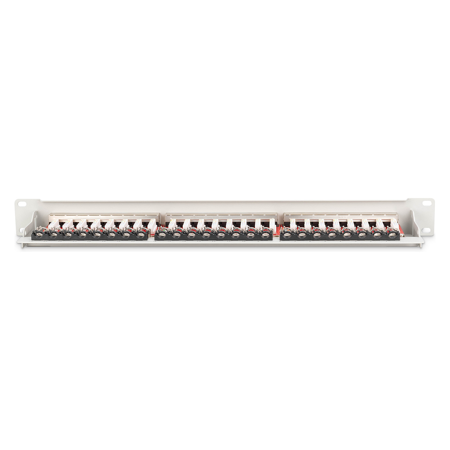 Aksesorë për rrjet DIGITUS / Patch Panel / 1U / 24-Port / Cat6a Shielded - Gri e hapur thumbnail 5