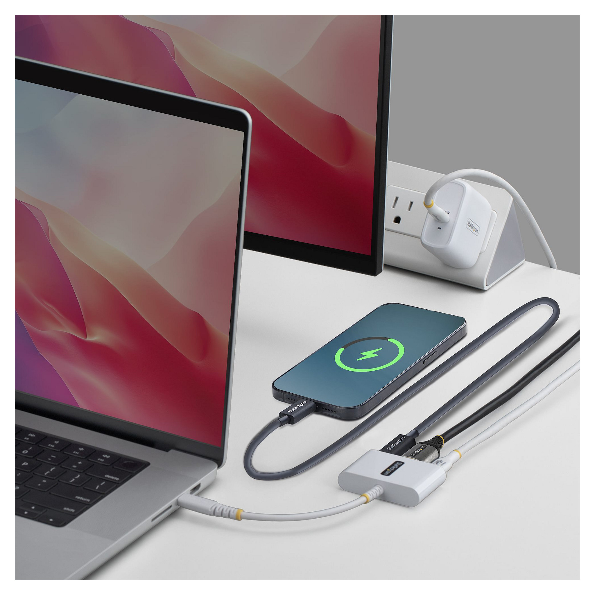 Hub StarTech.com 168W-USBC-MULTIPORT / 1x USB-A / 1x USB-C / HDMI / 140W PD – Bardhë 6