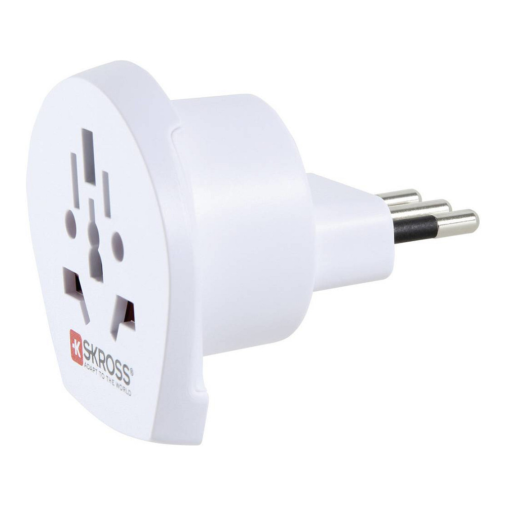 Adapter Universal SKROSS Europe to USA, 2 copë, 100–250V, 15A - Bardhë 5