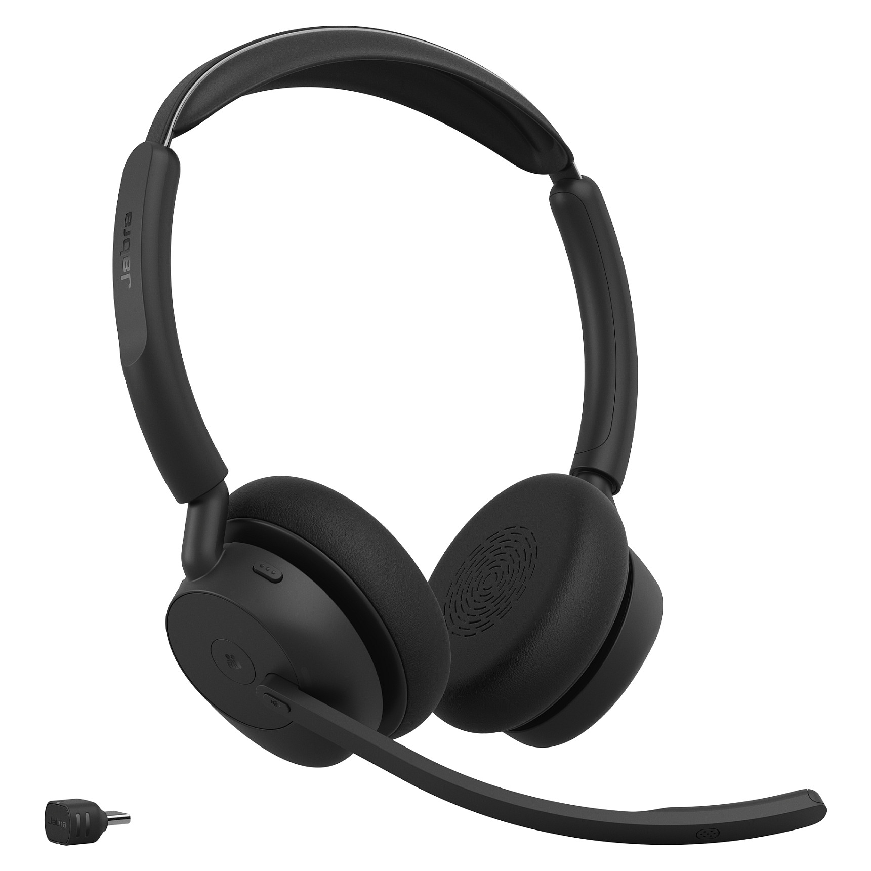 Kufje pa kabllo Jabra Evolve3 45 MS Stereo / Link 390c / USB-C / Microsoft Teams / ANC - Zezë 2