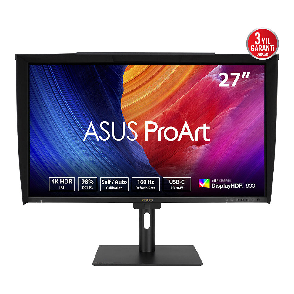 Monitor ASUS ProArt Display PA27UCGE / 27"/ 4K Ultra HD IPS / LED / 160Hz / 1ms / USB-A + USB-C + HDMI + DisplayPort - Zezë