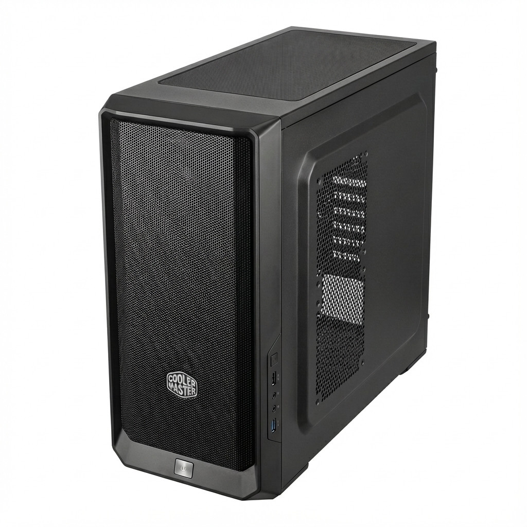 Kasë Midi Tower CoolerMaster MasterBox 600 Lite - Zezë