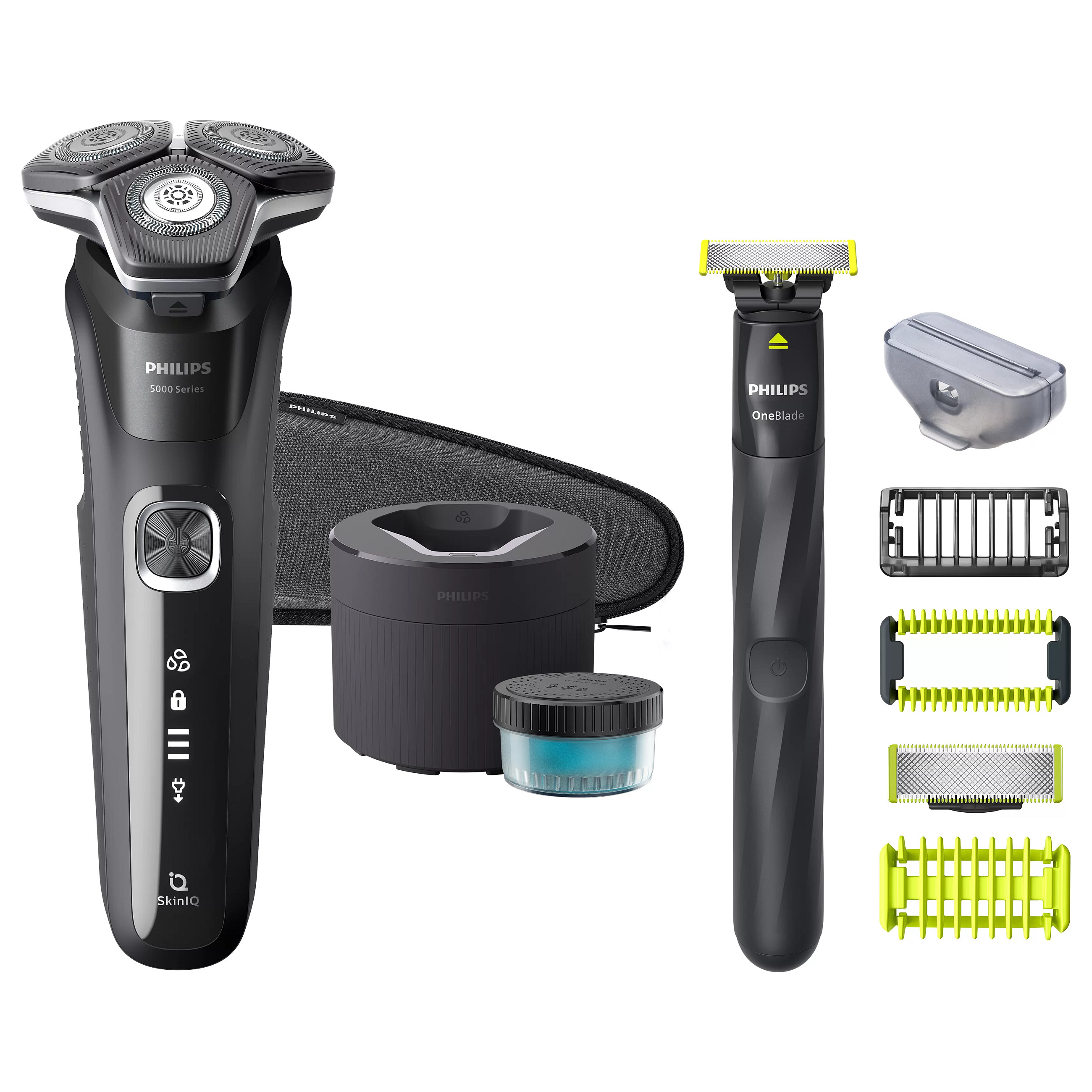 Makinë e rrojës Philips Series 5000 S5898/79 / SkinIQ / SteelPrecision / 90.000 Veprime/min / 360° Flex / Quick Clean Pod / 60 Min – Zezë 3
