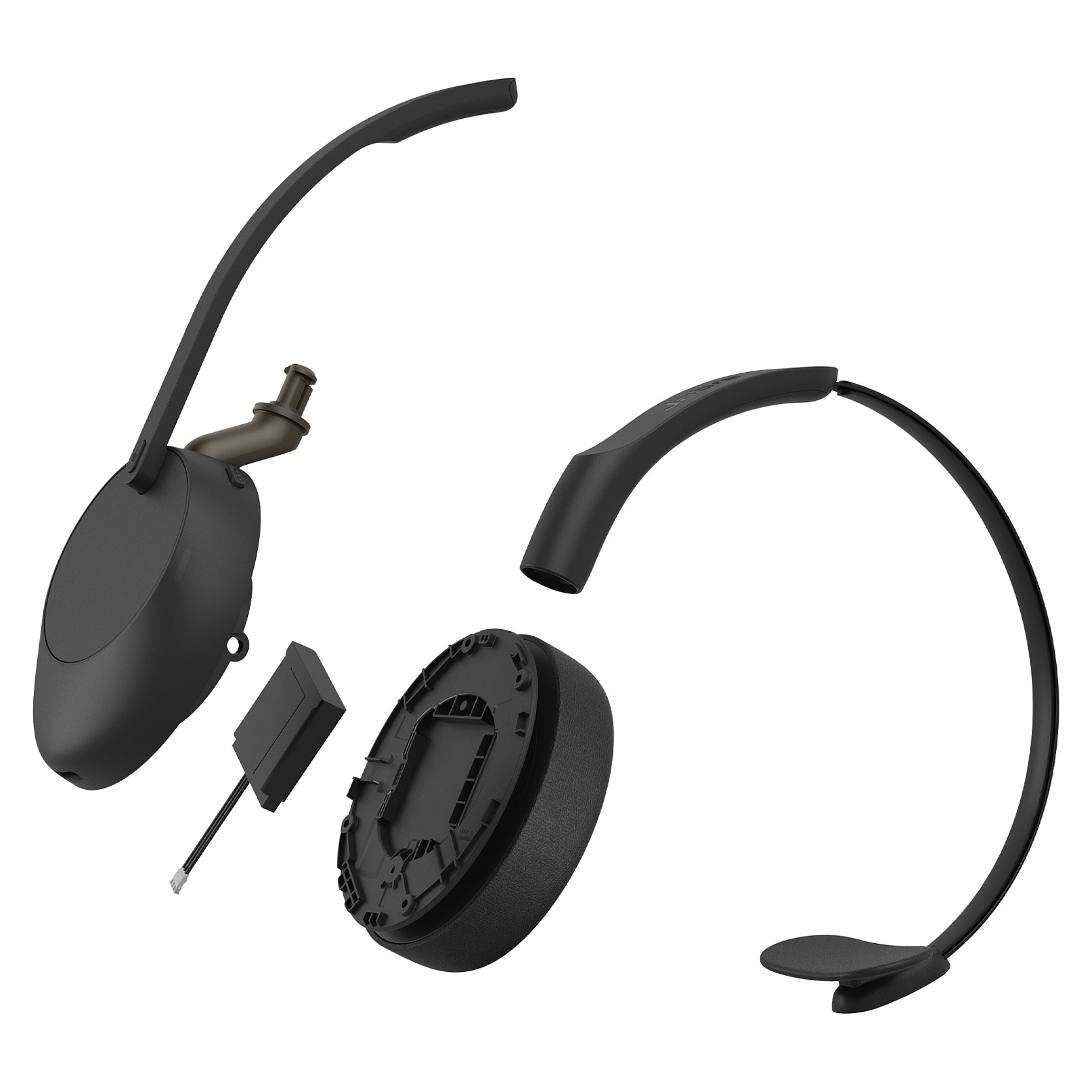 Kufje pa Kabllo Jabra Evolve3 65 Mono, Bluetooth, Link 390A, UC - Zezë 7