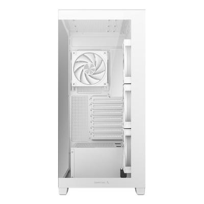 Kasë DeepCool CG580 4F V2 WH / ATX Mid-Tower / Xham Panoramik 270° / 4x120mm ARGB / USB Type-C – Bardhë 5