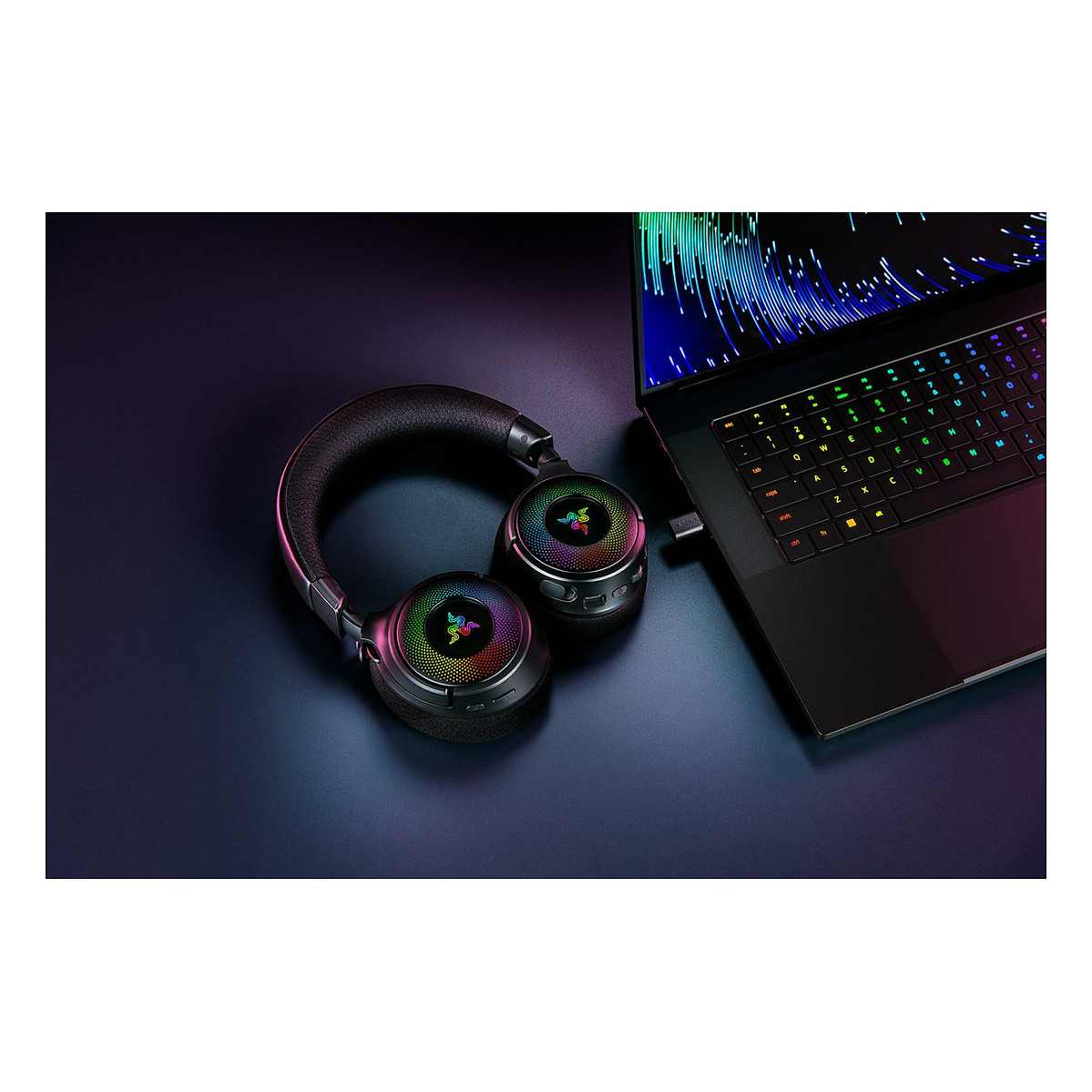 Kufje Gaming Razer Kraken V4, Wireless 2.4GHz, Bluetooth 5.3, USB, 40mm, Mikrofon - Zezë 7