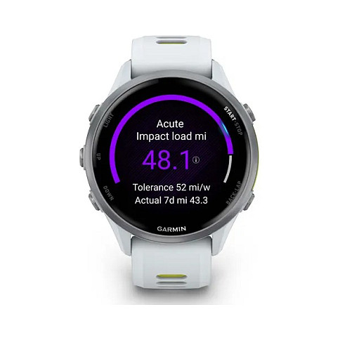Orë e mençur Garmin Forerunner 970 Android Titanium / 47mm - Bardhë/Verdhë thumbnail 4