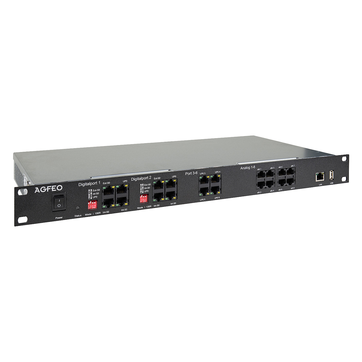 AGFEO ES 548 IT IP PBX / Communication System 19" 1U – i Zi