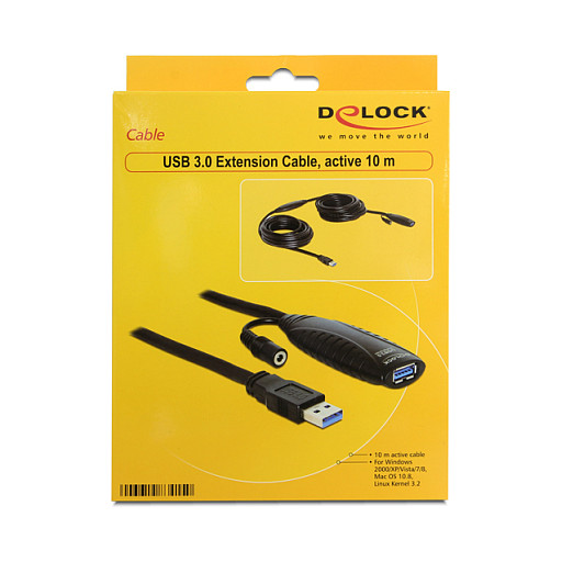 Kabllo USB DELOCK USB 3.0 Extension / Active / 10 m thumbnail 2