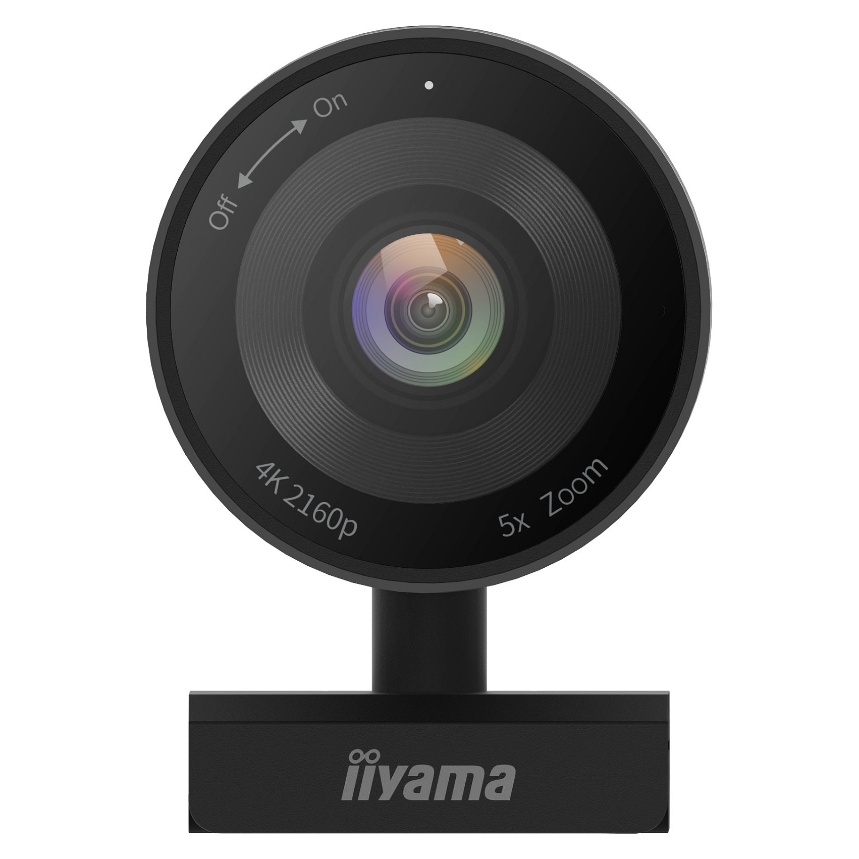 Webcam iiyama / 4K UHD / 8.46 MP / 120° / Zoom Digjital 5× / Auto-Framing / 2 Mikrofonë - Zezë 2