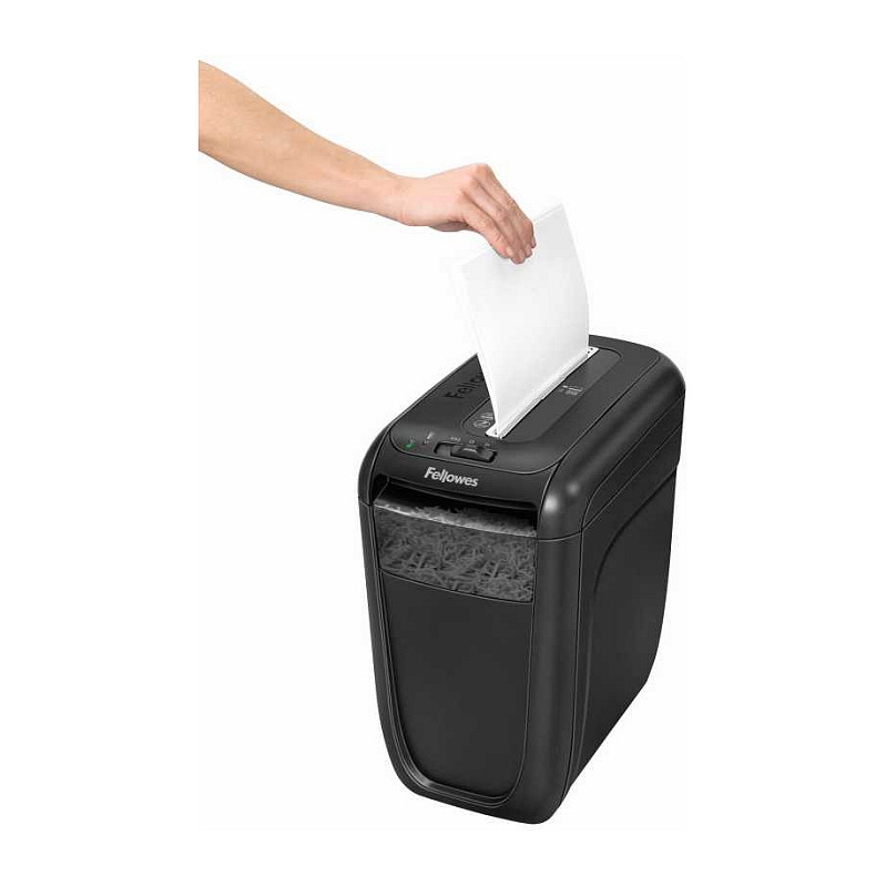 Shredder Fellowes Powershred 60Cs, 10 Fletë, Prerje Kryq, Kosh 22 L – Zezë 5