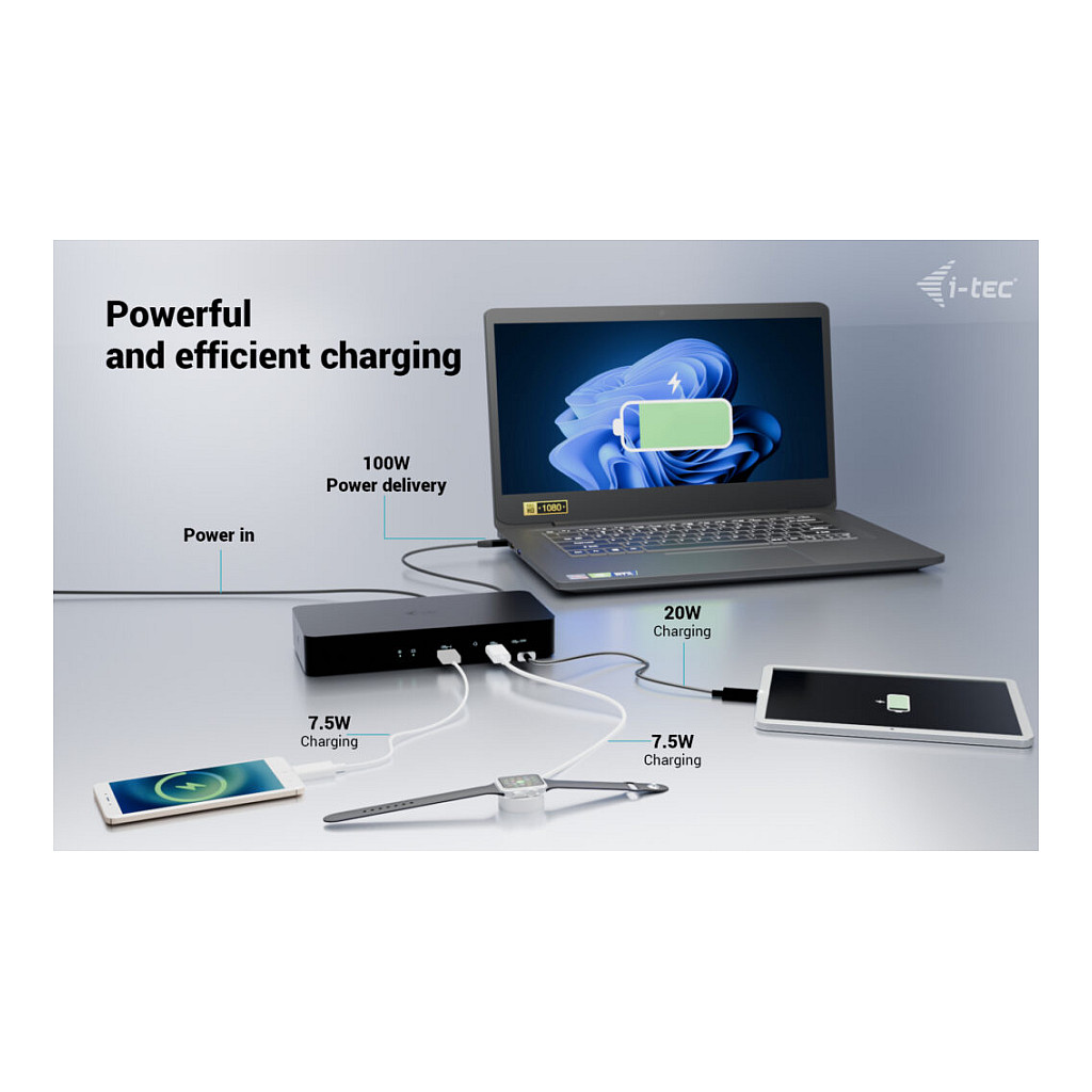 Docking Station I‑TEC Universal Intelligent Dual Display – Zezë thumbnail 6