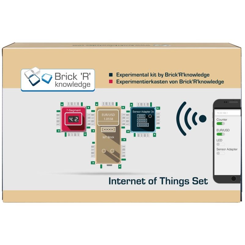 ALLNET BrickRknowledge IoT Set (Spanish) – Internet of Things Learning Kit for Education & Labs