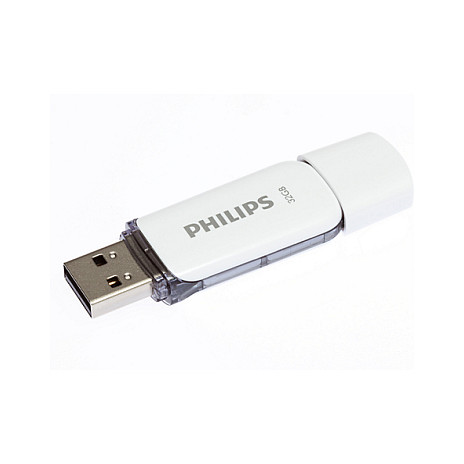 USB Flash Drive / Philips / 32GB / USB 2.0 / Snow Edition / Gri