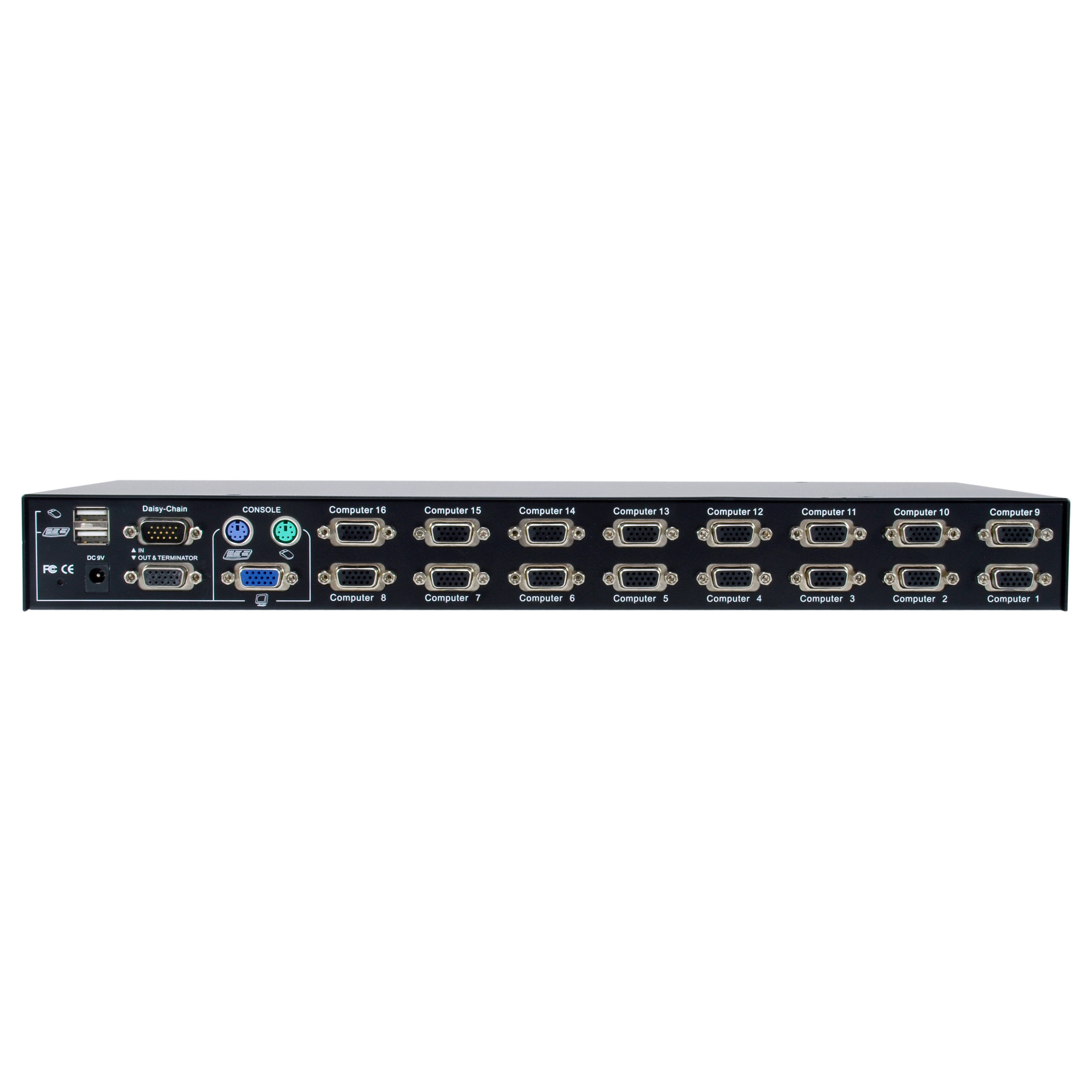 LevelOne KVM-3216 16-Port PS/2-USB VGA KVM Switch – Rackmount Server Management thumbnail 4