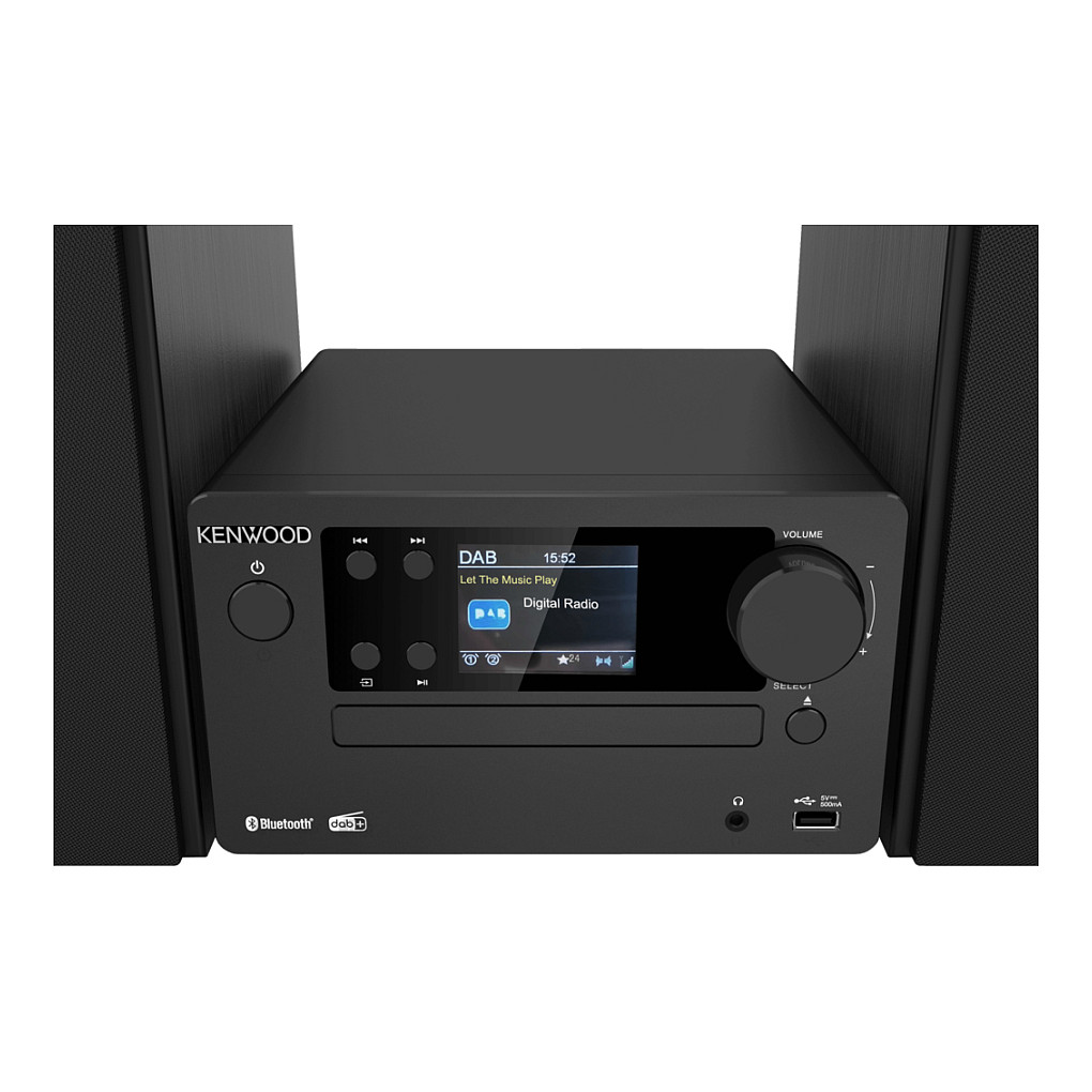 Sistem Audio Kenwood M-725DAB-B, 2 × 25W, CD, USB, DAB+, FM-RDS, Bluetooth 5.0 - Zezë 2