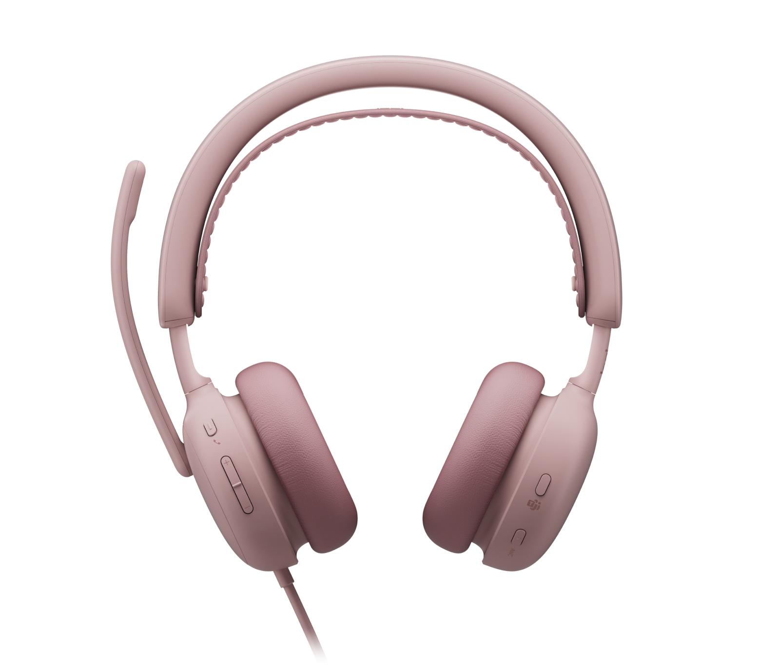 Kufje me kabllo Logitech Zone Wired 2 / USB-C + USB-A / ANC / Driver 40mm - Rozë 3