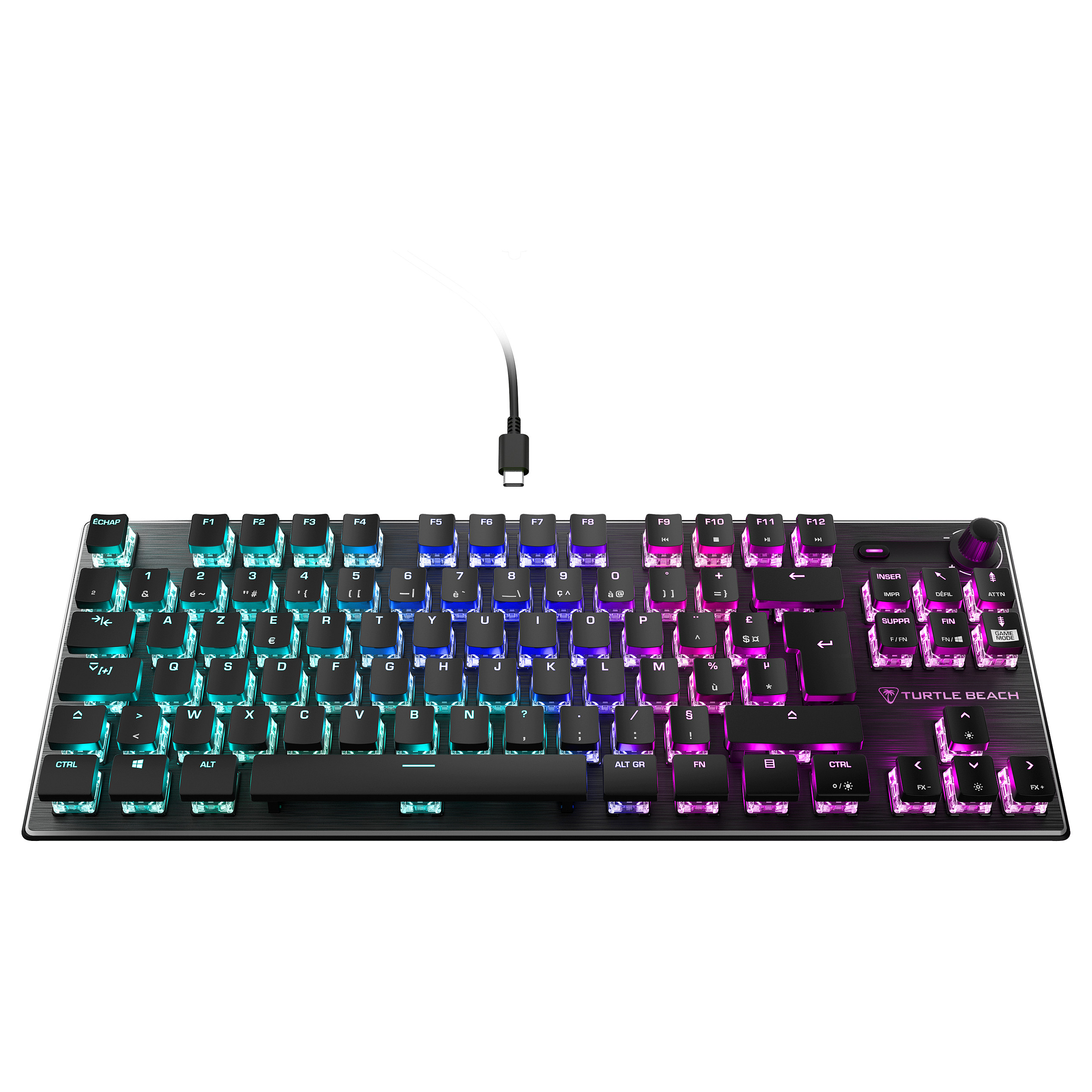 Tastierë Gaming Turtle Beach Vulcan TKL AIMO Red Switch Wired / QWERTZ – Zezë