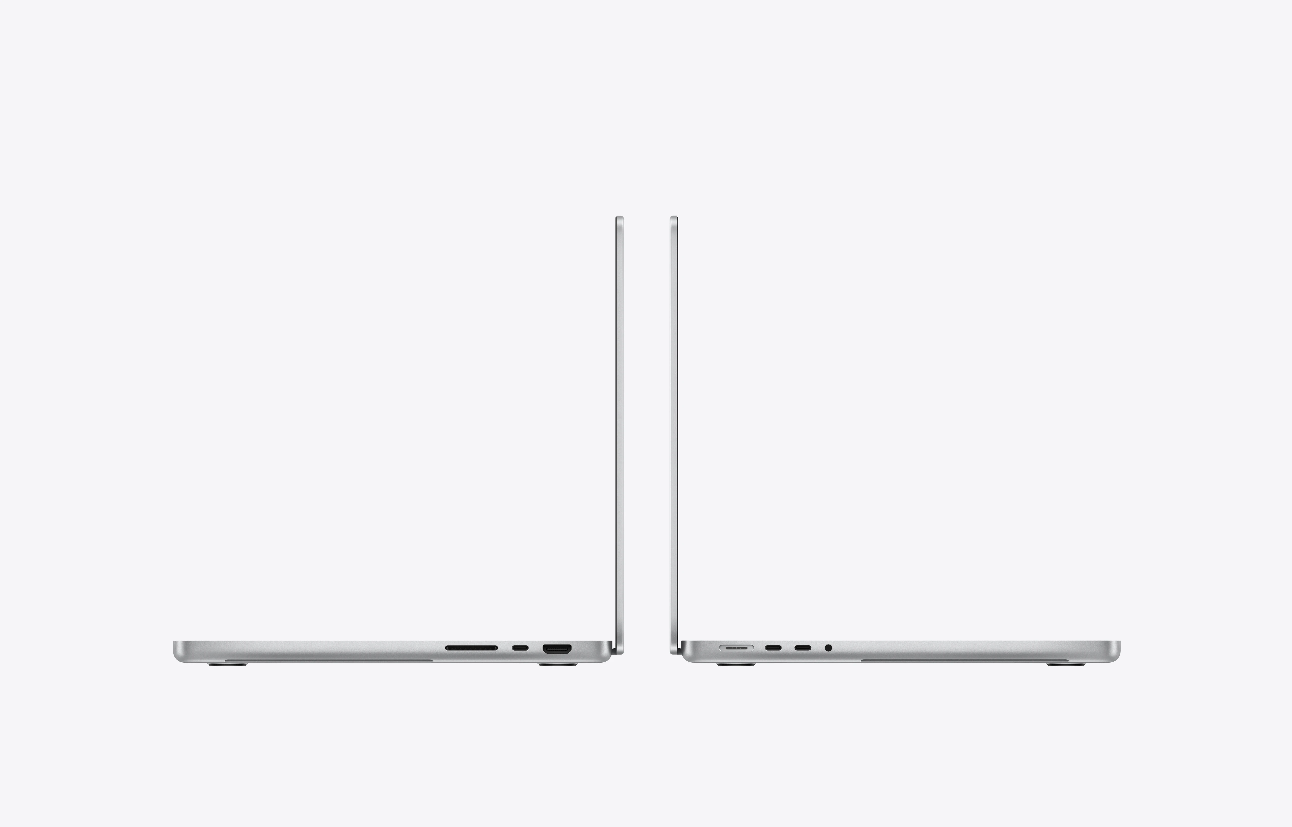MacBook Pro M5 Max 14.2", 18 CPU, 40 GPU, 64GB, 4TB - Silver thumbnail 2