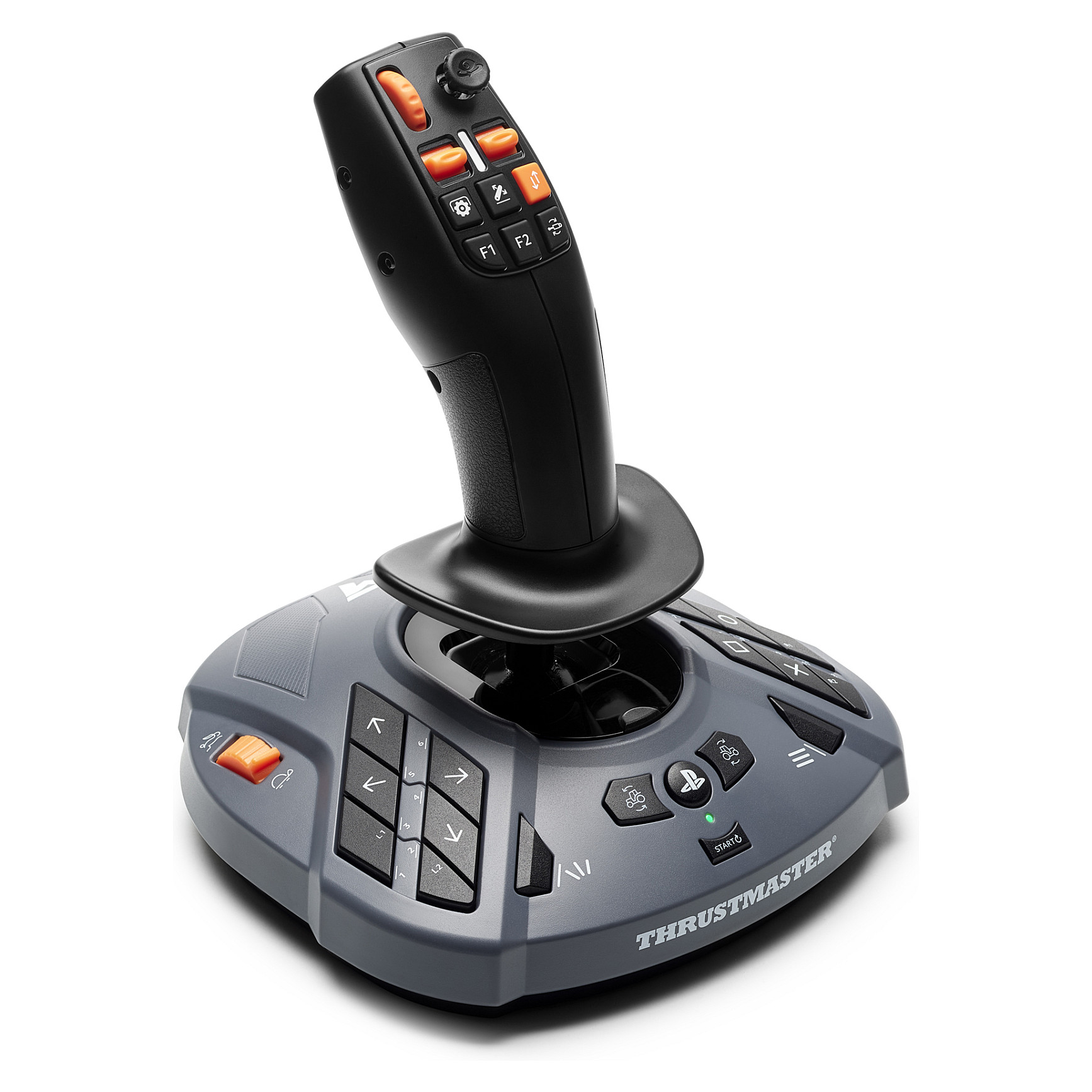 Kontroller për PC / PS5 Thrustmaster SimTask FarmStick P / Joystick / 3-Akshe / 33 Butona / H.E.A.R.T. Hall Effect / USB – Zezë