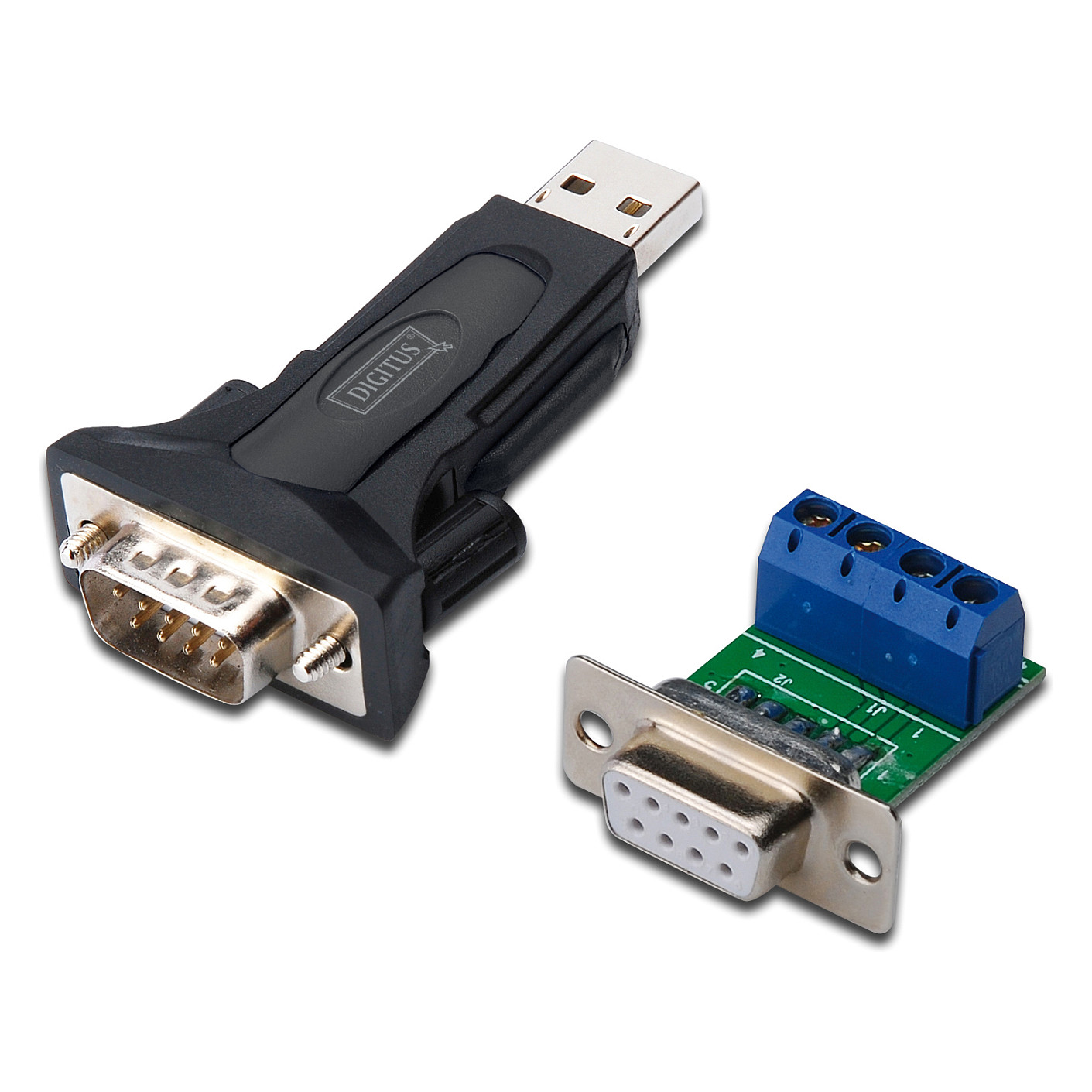 Adapter USB 2.0 / Serial RS‑485 / Straight‑Straight / DIGITUS
