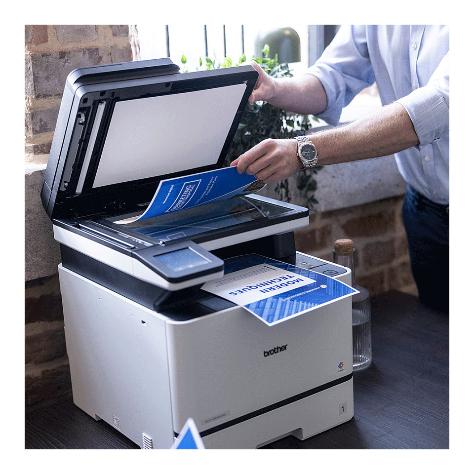 Printer Multifunksional Brother DCP‑L8630CDW / 3‑in‑1 / 31ppm / Wi‑Fi – Bardhë thumbnail 6