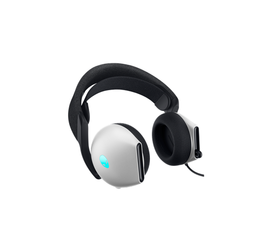 Kufje Gaming Dell Alienware AW520H / Wired / USB + 3.5mm / 40mm / 337g – Bardhë 2
