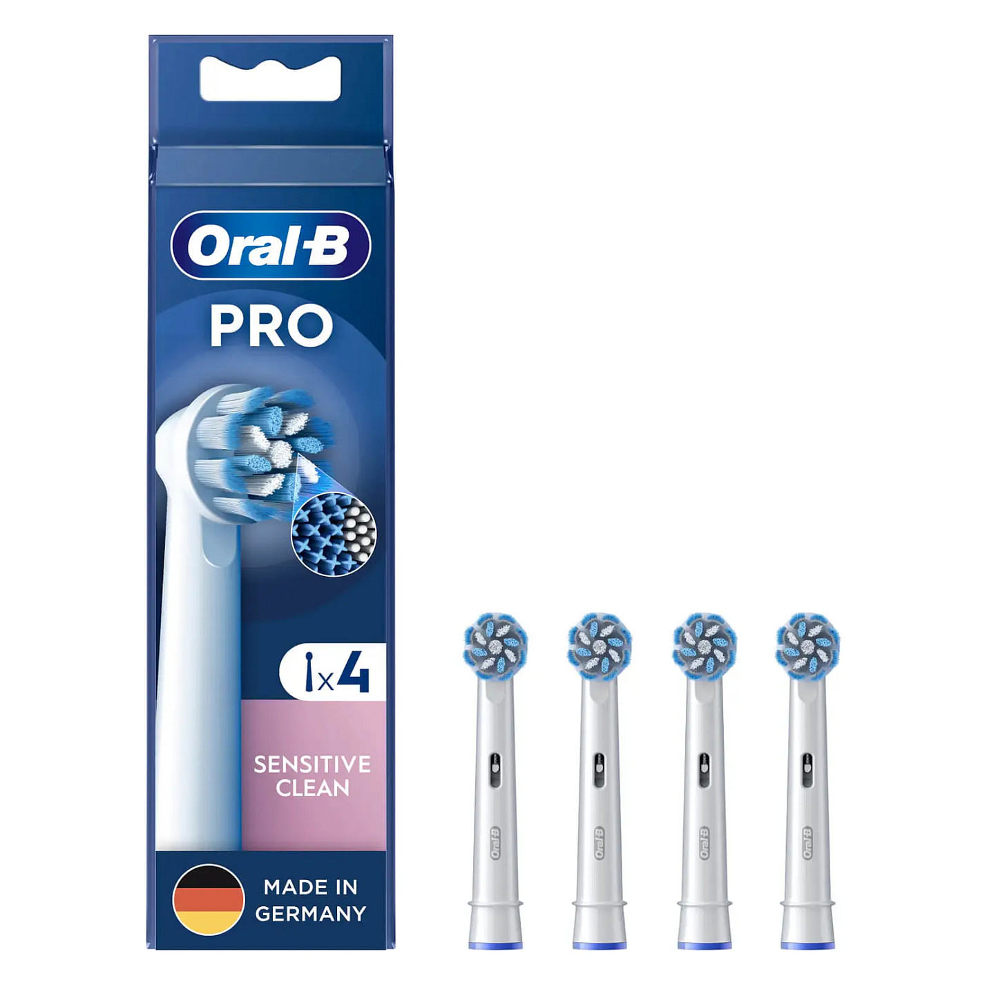 Oral-B Attachable toothbrush Pro Sensitive Clean / 015394 Multicoloured 4-Pack 5