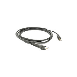 Kabllo USB Zebra CBL-58926-04, USB-A në DB9 Femër, 1.8 m – Zezë 2