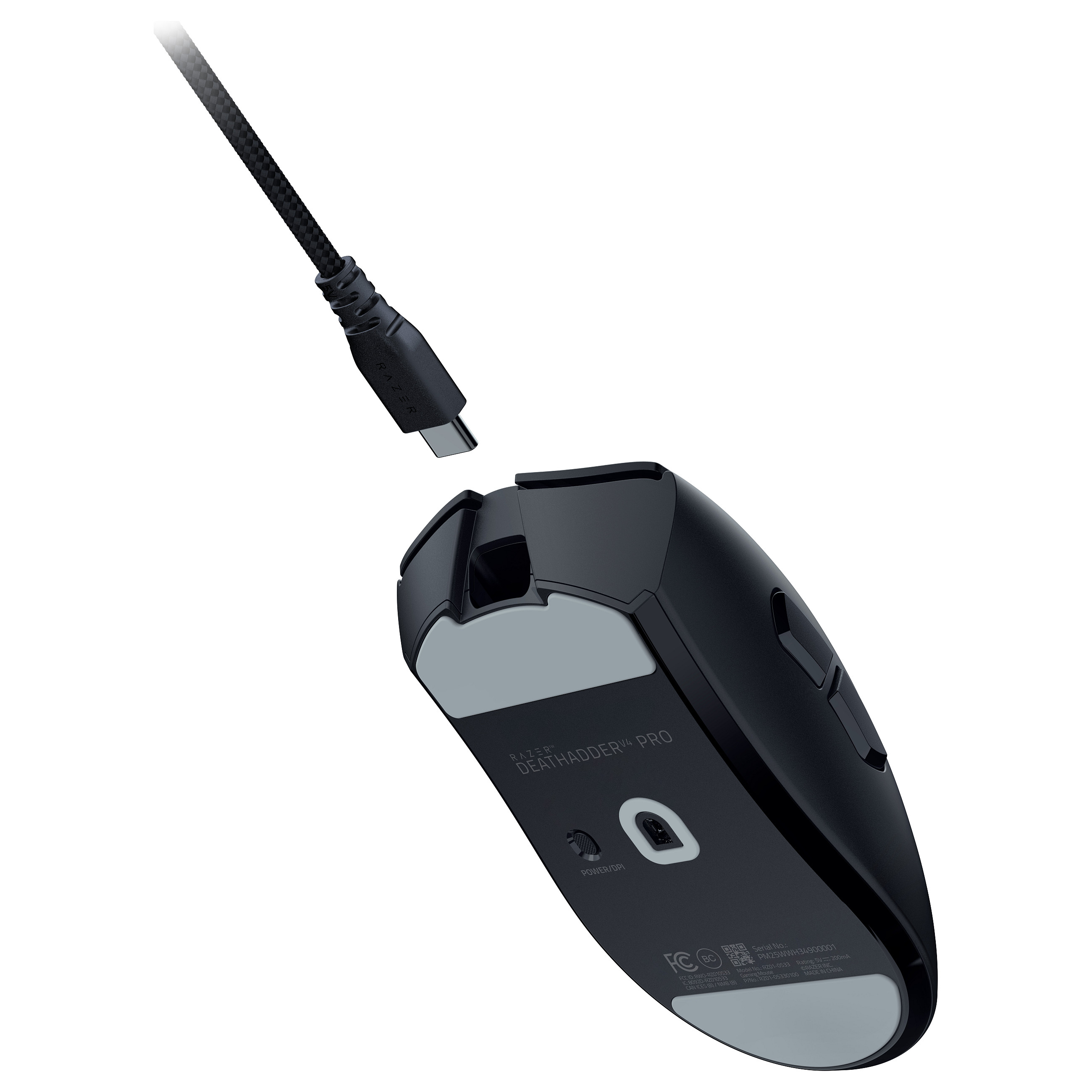 Maus Gaming Razer DeathAdder V4 Pro / Wireless / Focus Pro 45K / 45.000 DPI / 8000Hz - Zezë 6