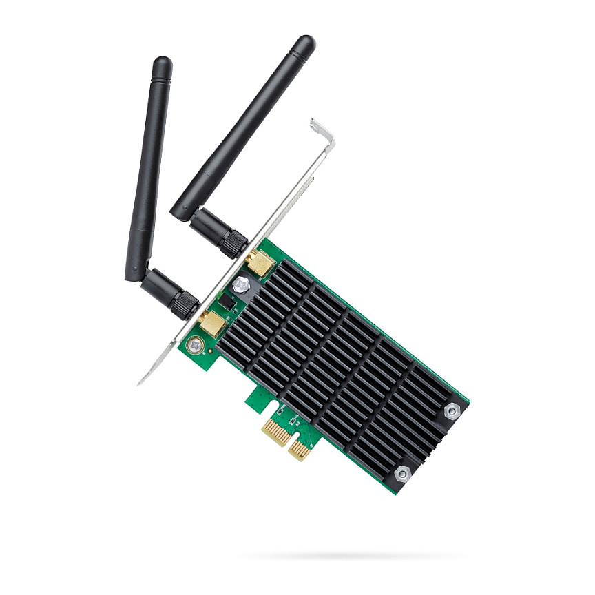 TP-Link Archer TX55E AX3000 PCI Express WiFi 6 Network Card – Bluetooth 5.2, Dual Band 2.4GHz/5GHz, 2x High-Gain Antena, PCIe x1, i zi 6