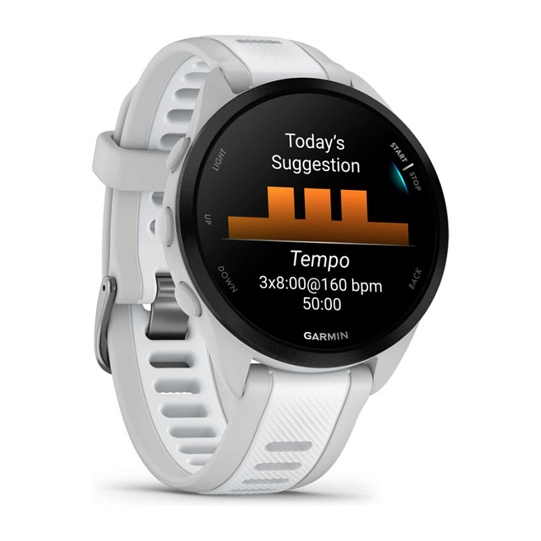 Garmin Forerunner 165 Smartwatch gray / white thumbnail 3